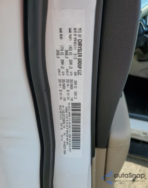 2013 Dodge Durango Citadel from USA, damaged, VIN 1C4RDJEG7DC688350